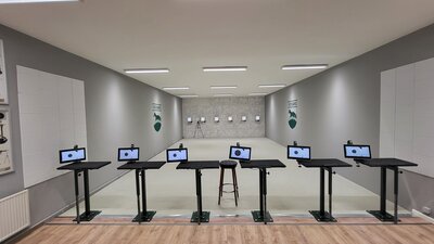 Schießstand von vorne