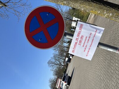 Parkhinweis Marktplatz